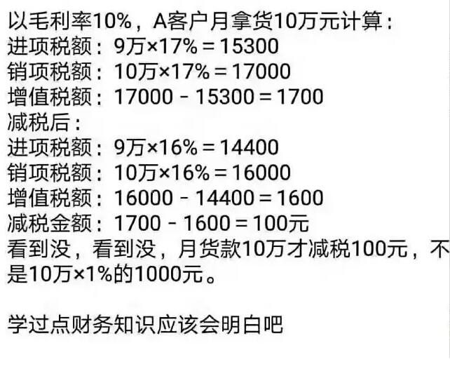 增值稅計(jì)算