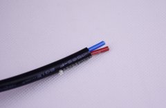 VDE 1.5平方黑色2芯歐規(guī)高溫硅膠電纜線