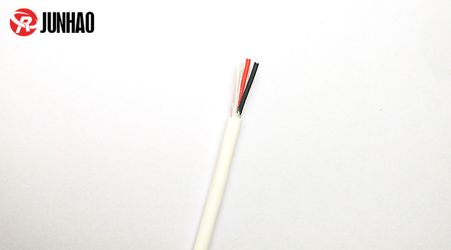 3.6mm白色紅黑2芯高溫硅膠電纜線產(chǎn)品圖