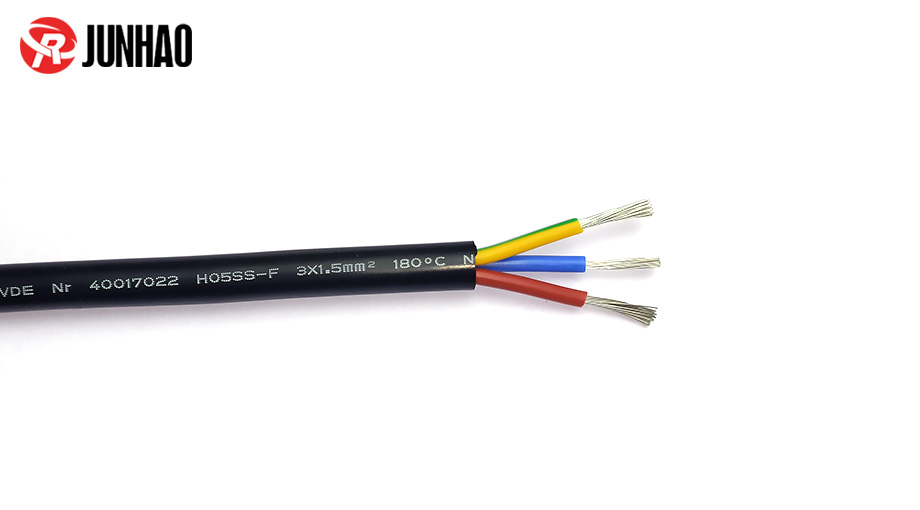 3×1.5mm2耐180度高溫硅膠電纜線產(chǎn)品圖